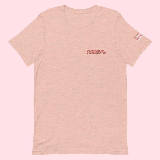 Tee-shirt "Overdressed" Silver Manner